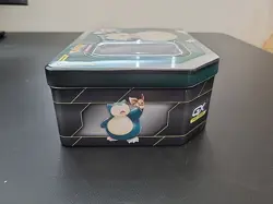 POKEMON TRADING CARD GAME~EMPTY METAL TIN~STORAGE BOX~Snorlax & Eevee - Image 5