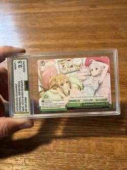 Weiss Schwarz Ephemeral Memories SAO Animation 10th Anniversary Graded AGS 9.5 - Image 2