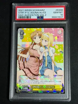 Weiss Schwarz Japanese SAO Alicization Alice Asuna SAO/S80-008 R PSA 10 GEM MINT - Image 1