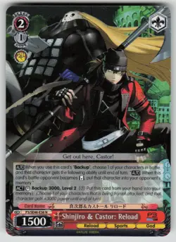 Shinjiro & Castor: Reload Persona 3 Reload P3/SE46-E36N NM Weiss Schwarz - Image 1