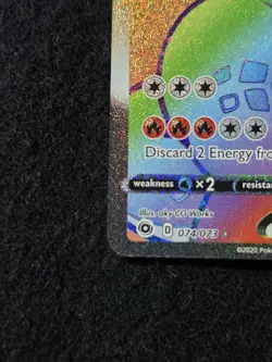 Pokemon TCG Rainbow Charizard Vmax Champions Path 074/073 Secret rare - Image 2
