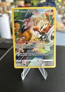 Pokemon TCG Sword & Shield Promo Cards: Galarian Zapdos SWSH283 Near Mint - Image 1