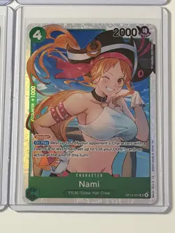 Nami OP14-031 Azure Sea’s Seven 4 Foil Card Play Set Lot One Piece - Image 5