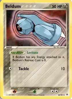 Beldum - 28/101 Hidden Legends Pokemon Card TCG - Image 1