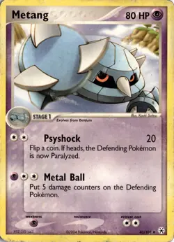 Metang - 43/101 Hidden Legends Pokemon Card TCG - Image 1
