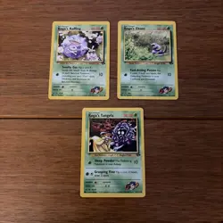 3 Gym Challenge Pokemon Card Bundle NM - Image 1