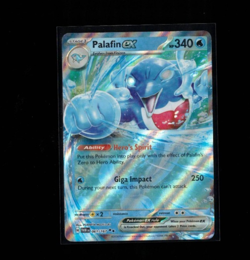 Palafin ex Twilight Masquerade - 61/167 Double Rare Pokemon Card TCG NM/M - Image 1