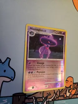 [LP] Mismagius 10/130 2007 Diamond & Pearl Base Pokemon Card Reverse Holo Rare - Image 3