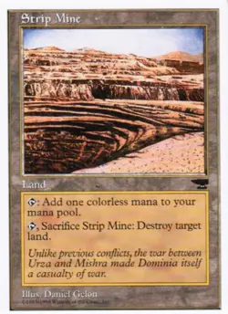 Strip Mine - Damaged / Poor MTG Anthologies - Image 1