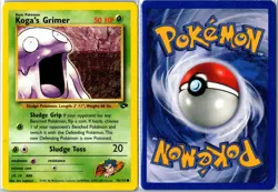 Pokemon Card - Koga's Grimer 78/132 Gym Challenge Common Unlimited MP - Image 3