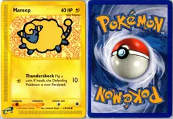 Pokemon Card - Mareep 119/165 Expedition Base Set Common Moderately Played - Image 3