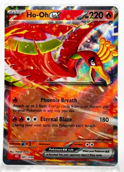 Pokemon Card 2023 Ho-Oh EX Classic Collection CLC 007/034 - Image 1