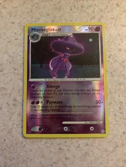 Mismagius 10/130 Diamond and Pearl Reverse Holo Rare Pokemon Card LP/MP - Image 1