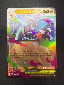 Mega Charizard X ex 029 | Mega Evolution Promo Holo | Pokemon Card | Pack Fresh - Image 1