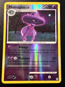 Mismagius 10/130 Diamond & Pearl Pokemon Card Reverse Holo Foil Rare LP - Image 1