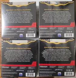 LOT OF (4) Pokemon TCG Scarlet & Violet Paldean Fates Booster Bundle Bundles Box - Image 2