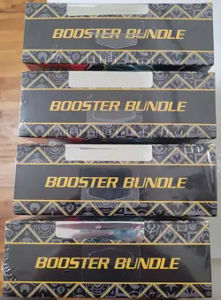 LOT OF (4) Pokemon TCG Scarlet & Violet Paldean Fates Booster Bundle Bundles Box - Image 3