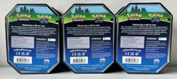 POKEMON TCG Pokemon Go Tin Complete Set Pikachu Snorlax Chansey EMPTY LIKE NEW - Image 3