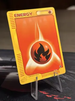 Pokemon TCg Fire Energy 161/165 Expedition Base Set VLP - Image 1