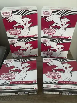 Pokemon TCG : White Flare Elite Trainer Box ETB Factory Sealed - (Lot of 6) - Image 1