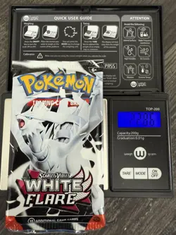 Heavy 22.86! Pokemon TCG SV10.5 White Flare Booster Pack Sealed! Demi-God PackU! - Image 1
