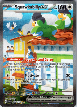 Squawkabilly ex 264/193 SV02: Paldea Evolved Special Illustration Rare - NM - Image 1