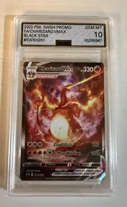Charizard VMAX Ultra Premium Promo 2022 Pokemon SWSH 261 AGS 10 Not PSA - Image 1