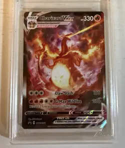 Charizard VMAX Ultra Premium Promo 2022 Pokemon SWSH 261 AGS 10 Not PSA - Image 2