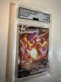 Charizard VMAX Ultra Premium Promo 2022 Pokemon SWSH 261 AGS 10 Not PSA - Image 4