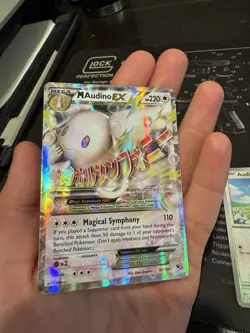 M Audino EX 85/124 Pokemon TCG XY Fates Collide Ultra Rare Holo Audino 74 Nm - Image 4