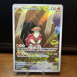 Turtonator - 146/142 - Pokemon Stellar Crown Illustration Rare NM/M - Image 1