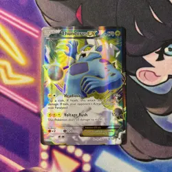 Pokemon TCG Thundurus EX 98/108 Roaring Skies MP/LP - Image 1