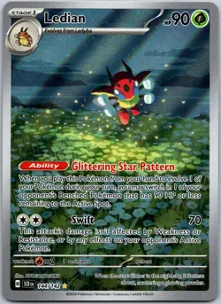 Ledian 144/142 Illustration Rare Stellar Crown NM - Image 1