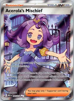 Acerola's Mischief 165/132 Ultra Rare Mega Evolution NM - Image 1