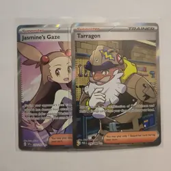Lot Of 2 Pokemon TCG Tarragon #116 Jasmine #233 Trainer Cards - Image 1
