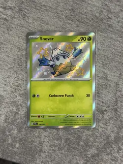Snover (Shiny) Paldean Fates 100/091 Shiny Rare Pokemon Card NM - Image 1