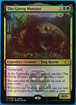 The Gitrog Monster (Judge Promo) FOIL NM MTG MAGIC CARD (510580) ABUGames - Image 1