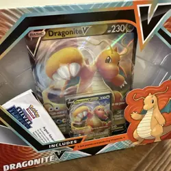 Pokemon Dragonite V Black Star Promo # SWSH154 - LP Plus Large / Over Sized Card - Image 2