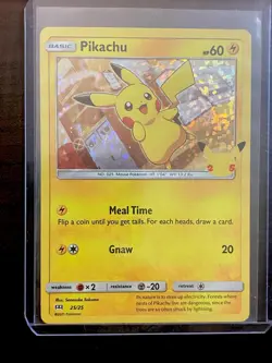 25th Anniversary Pokemon Card ALL HOLO - MINT Pikachu McDonald's - Image 1