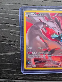 Pokemon TCG Reshiram XY Black Star Promos XY74 Full Art Holo Promo Card - Image 2