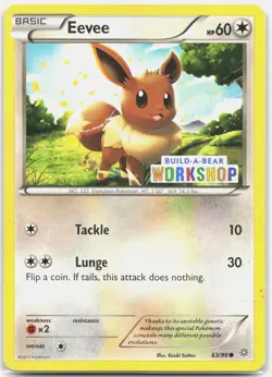 Eevee - 63/98 (Build-A-Bear Workshop Exclusive) Promo Miscellaneous Cards & Prod - Image 1