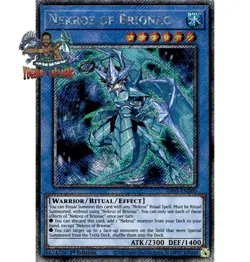 Yugioh! 1x Nekroz of Brionac RA03-EN260 Platinum Secret Rare NM - Image 1