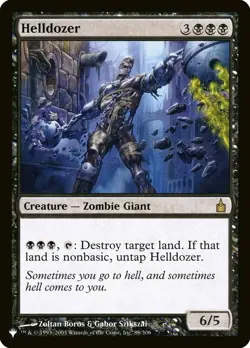 Light Play x 1 Helldozer - The List Mystery Booster / The List - Image 1
