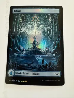 Island (0273) - Full Art Duskmourn: House of Horror Foil - Image 1