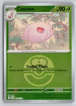 CASCOON (LOVE BALL) 014/217 COMMON ME: ASCENDED HEROES POKEMON REVERSE HOLO NM - Image 1