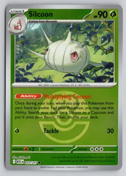 SILCOON (LOVE BALL) 012/217 COMMON ME: ASCENDED HEROES POKEMON REVERSE HOLO NM - Image 1