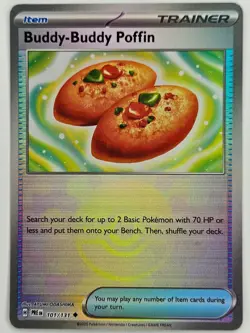 Pokemon TCG - 101/131 Buddy-Buddy Poffin Pokeball Prismatic Evolutions Uncommon - Image 1