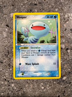 Pokemon TCG Cards Wooper 81/109 Team Rocket Returns NM - Image 1