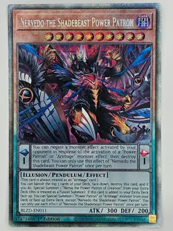 YuGiOh - BLZD-EN011 Nervedo the Shadebeast Power Patron - Starlight Rare - Image 1