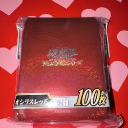 Konami Yu-Gi-Oh! OCG Slifer Red Premium Card Sleeves 100 Pack - Image 1